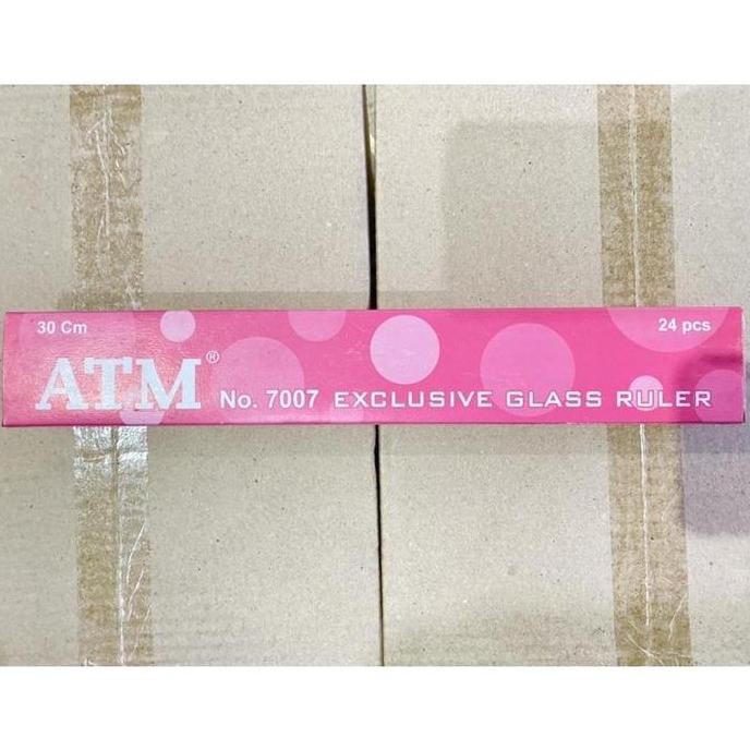 

Penggaris Plastik ATM 30cm No.7007 isi 24 pcs Termurah