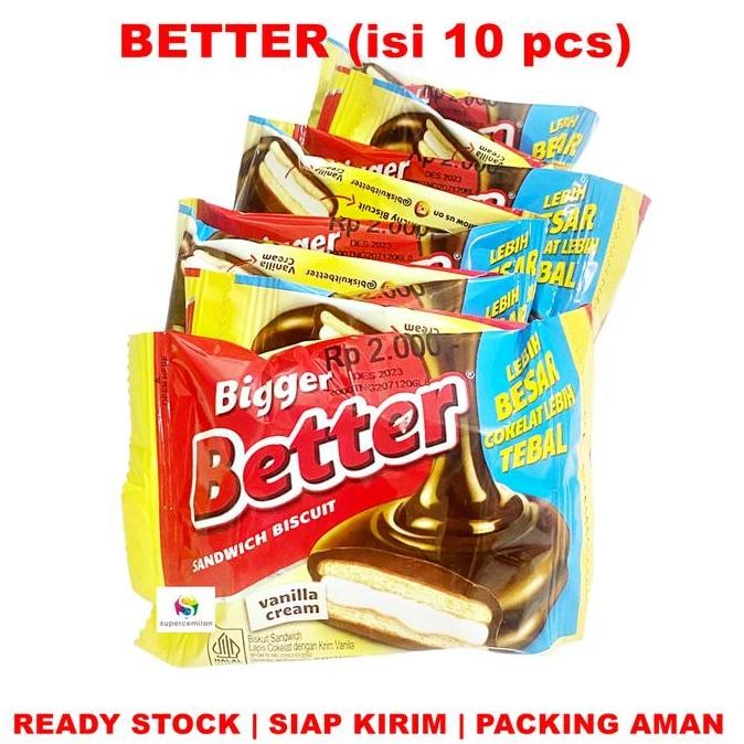 

HIW Better Sandwich Biscuit Isi 10Pcs