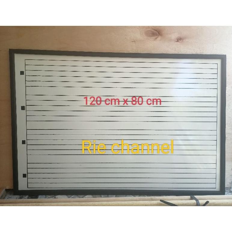 

READY PAPAN TULIS TEGAK BERSAMBUNG 120X80 CM / PAPAN TULIS HALUS