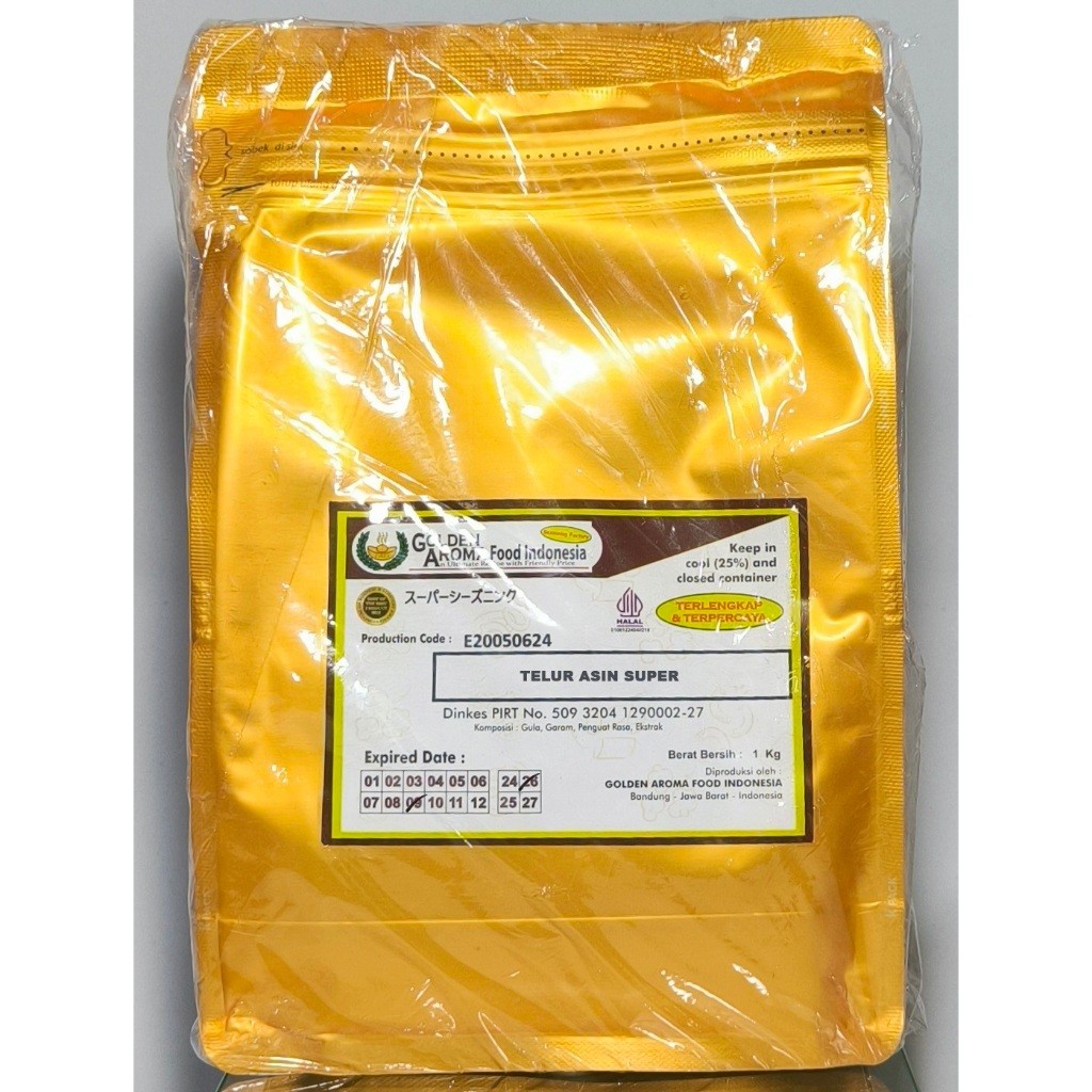 

Bumbu Tabur 1 Kg Rasa Telur Asin Super - Cocok Untuk Aneka Snack, Ayam Shihlin, Penambah Rasa Aneka Makanan Dll, Enak Dan Halal. Kemasan Alumunium Zip Lock.