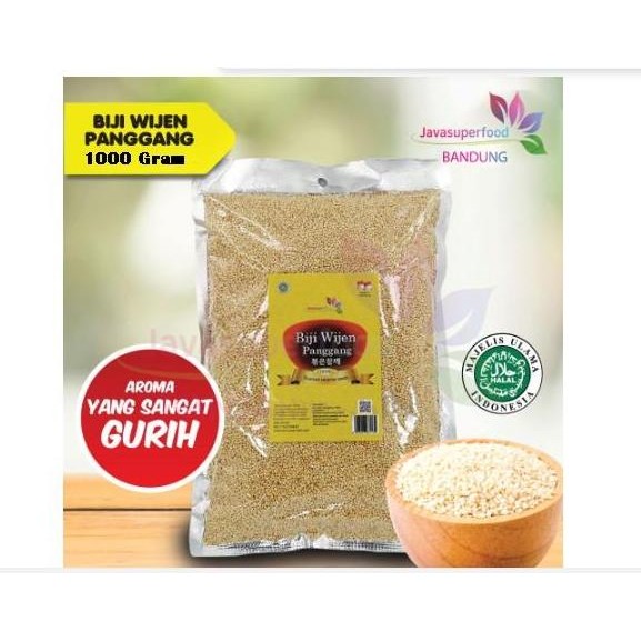 

Terlaris Biji Wijen Panggang / Sesame Seeds Roasted 340 & 1000 Gram