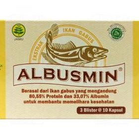 

Terlaris Albusmin Vitamin Extra Ikan Gabus 1 Strip Isi 10 Kapsul