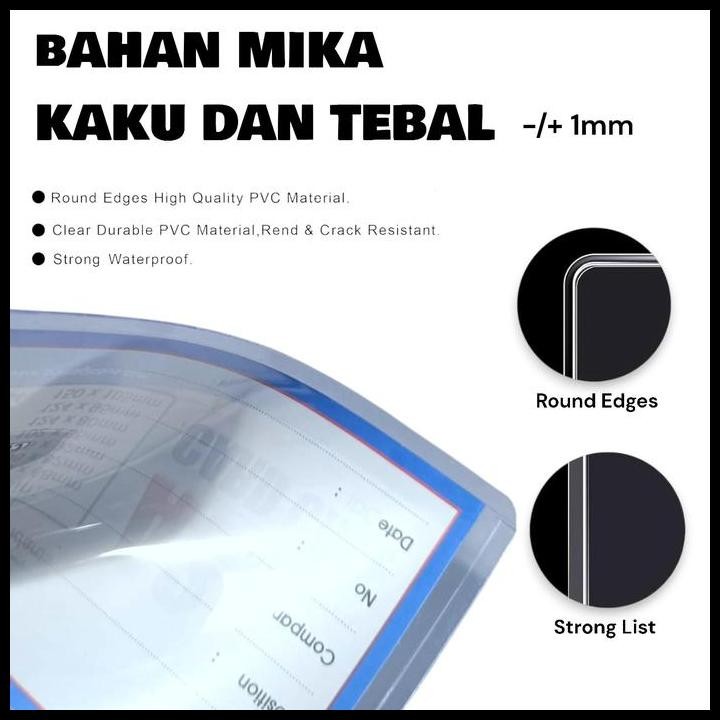 

(100 Pcs) Id Card Case Plastik / Casing Id Card Transparant / Tempat Kartu Plastik Bening / Name Tag 2 Sisi Transparant A1, A2, A3, B1, B2, B3, B4 Special Promo...!!!