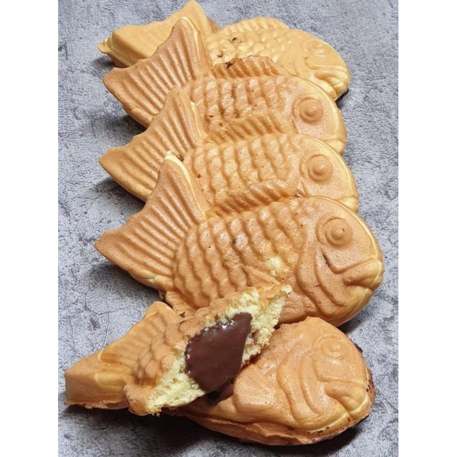 

HIW Taiyaki Korean Waffle Snack Cemilan Wafer Camilan Vanila Cookies Food Jajanan Biskuit Manis Vanilla Cokelat Coklat Chocolate