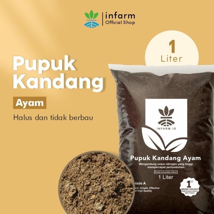 

Terlaris Infarm - Pupuk Kandang Kohe Ayam Organik 1L Tidak Berbau Dan Tidak Panas