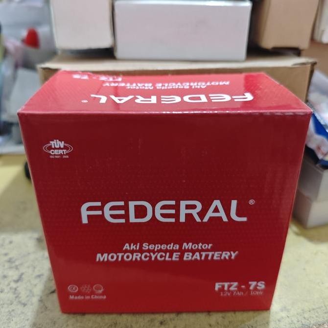 NEW AKI BATERAI KERING NANO GEL FEDERAL GTZ7S/FTZ7S 6AH SATRIA FU VARIO