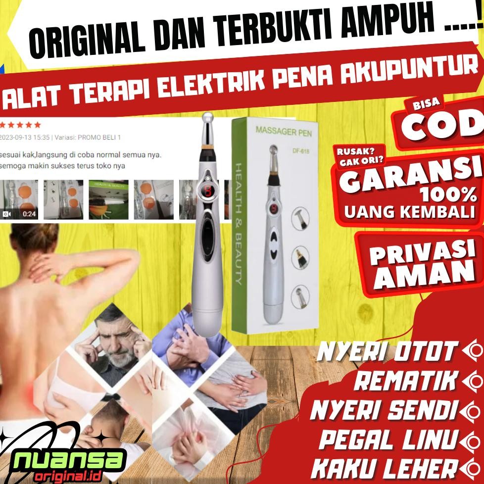 Ready Pena Akupuntur W-912 Akupuntur Pen Meridian Energy Pen Refleksi 100% Original Alat Refleksi Pe