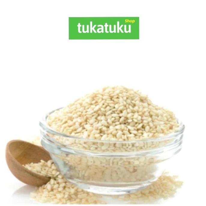 

Terlaris White Sesame Seed / Wijen Putih (100 Gram)