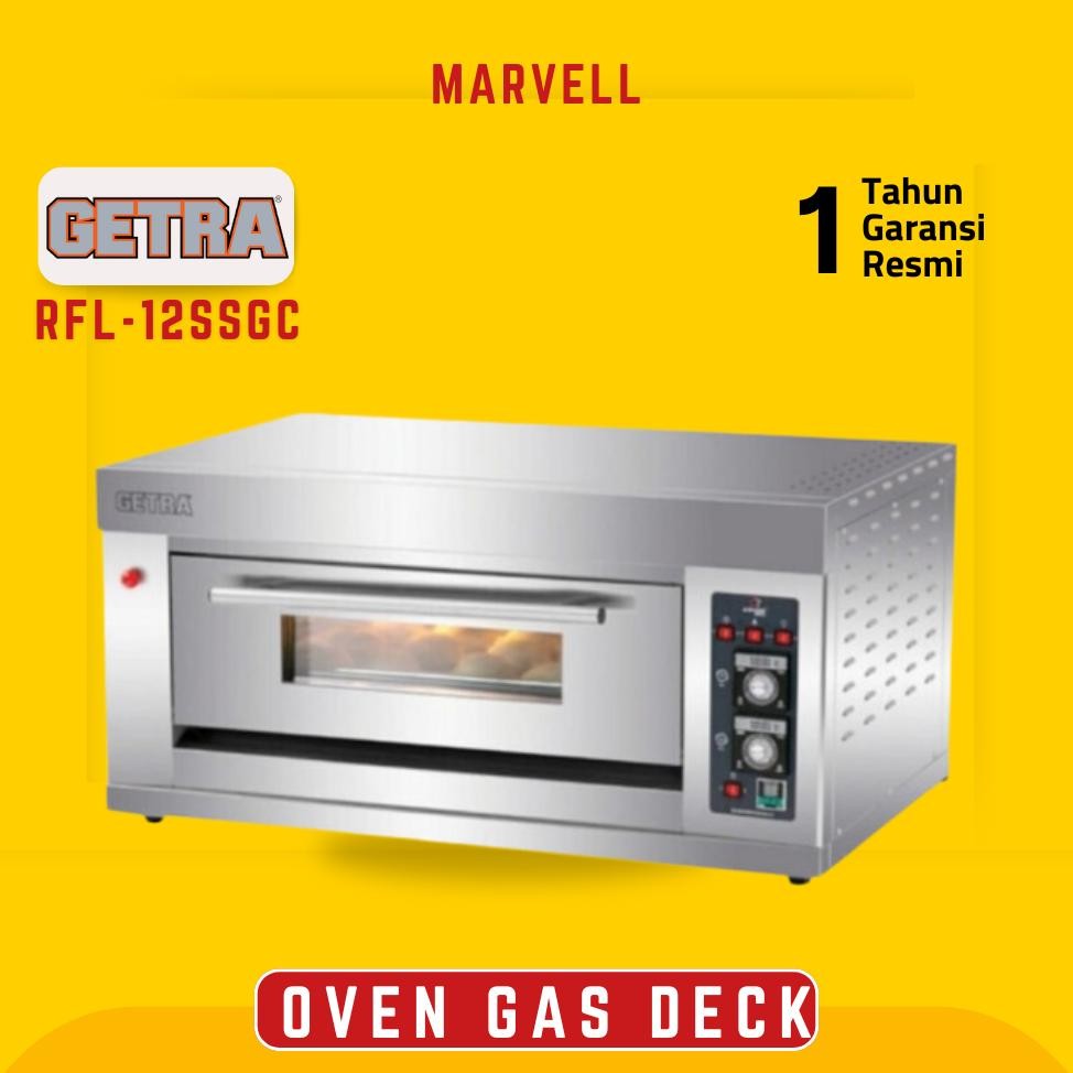 HJK Oven Gas 1 Deck 2 Tray Getra Rfl 12ssgc Oven Deck Roti 1 Deck 2 Tray Garansi Resmi