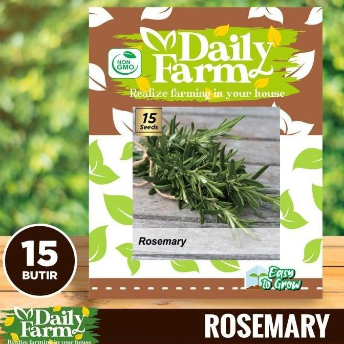 

Terlaris Ankn Benih /Bibit Rosemary Pine Scented (Benih Impor Repack)
