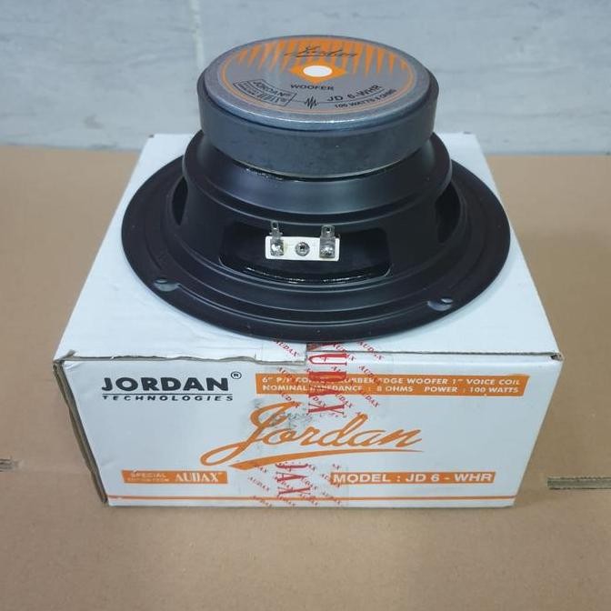 Speaker Woofer Jordan Audax 6In 6Inch Woofer Jd 6 Whr 100 Watt Original New Stok