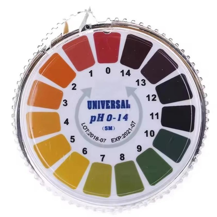 Premium Kertas Lakmus Ph Paper Roll Universal / Alat Tes Asam Basa Cepat Untuk Aquarium, Tanah & Air