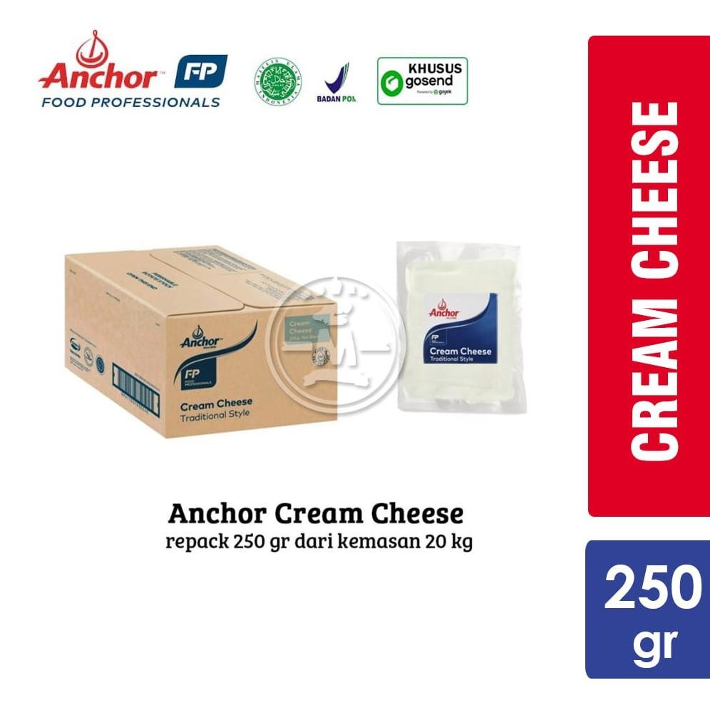 

Anchor Keju Cream Cheese [250 gr] KHUSUS GOSEND nUg