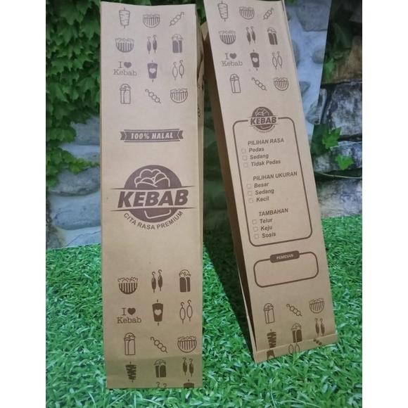 

bungkus kertas kebab coklat_isi_100pcs nUg