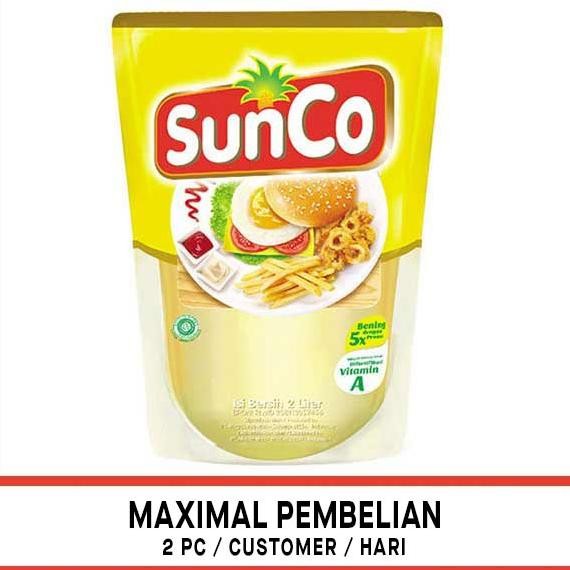 

Sunco Cooking Oil Refill 2 Liter - Minyak Goreng AST nUg