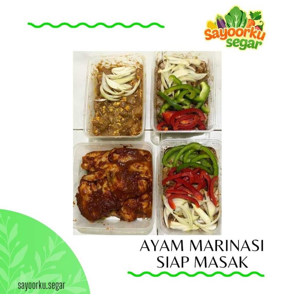 

KIRIM BESOK Ayam Marinasi Siap Masak / Ayam Saus Mentega / Ayam Lada Hitam / Ayam Teriyaki / Spicy Chicken Wings nUg
