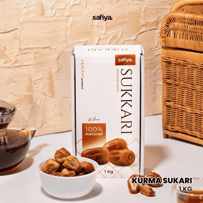 

Kurma Sukari 1 Kg | Kurma Raja Sukkari Dates Basah Lembut Quality Premium Oleh-Oleh Haji Umroh AST nUg