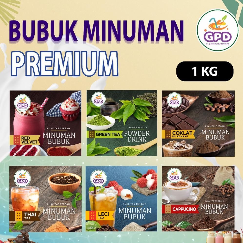 

Bubuk Minuman Premium - All Varian 1kg - Golden Powder Drink AST nUg