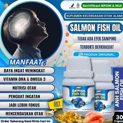 

Terlaris Salmon Fish Oil Vitamin Otak Anak Dan Dewasa Minyak Ikan Peningkat Daya Ingat Kecerdasan Memperbaiki Syaraf Otak Kesehatan 30 Kapsul Bpom
