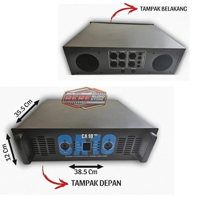 Box Power Amplifier Ca 10 Mini / Bok Ca10 Series Bahan Tebal New Stok
