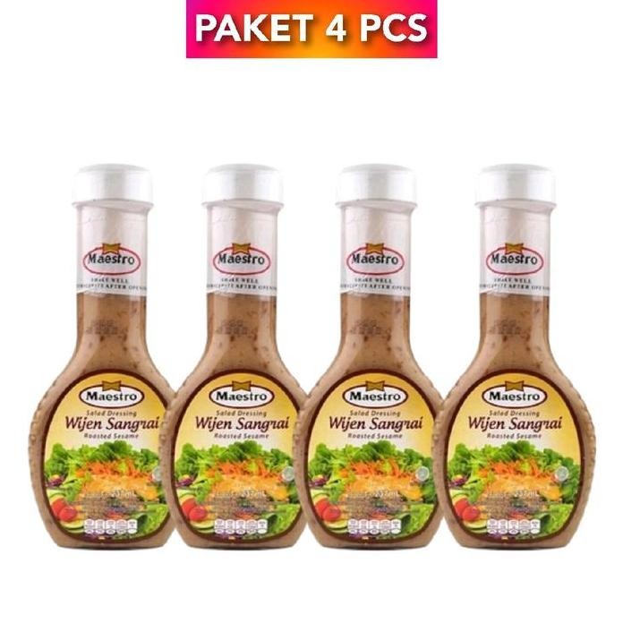 

Terlaris Maestro Salad Dressing Wijen Sangrai 237 Ml X 4 Botol Selai Bahan Salad Maestro Saussaladsayurmaestrobotol