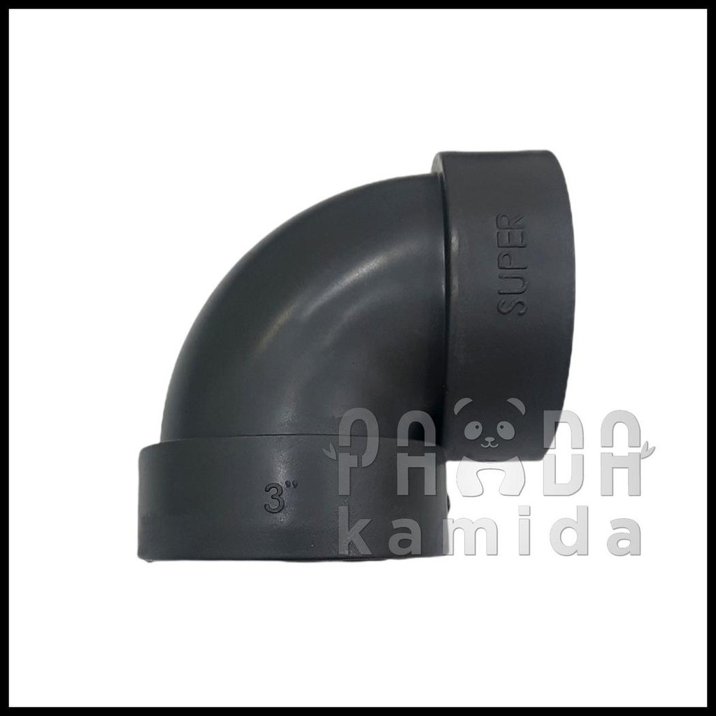 SUPER KNEE 3" L PIPA 3 INCH KNIE KENI 3 ELBOW PVC 3 INCH PARALON