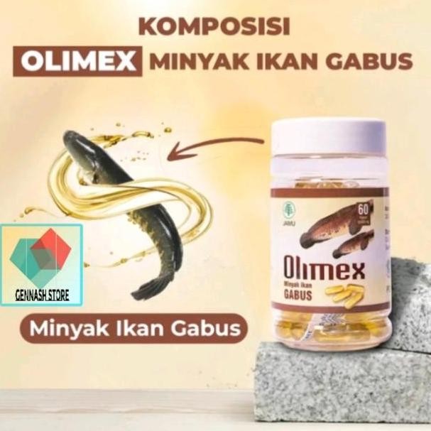 

Terlaris Olimex Kapsul Ekstrak Minyak Ikan Gabus Atasi Luka Pasca Operasi Luka Cesar Luka Diabetes 60 Kapsul 500 Gram Vitamin D & K Suplemen Kesehatan