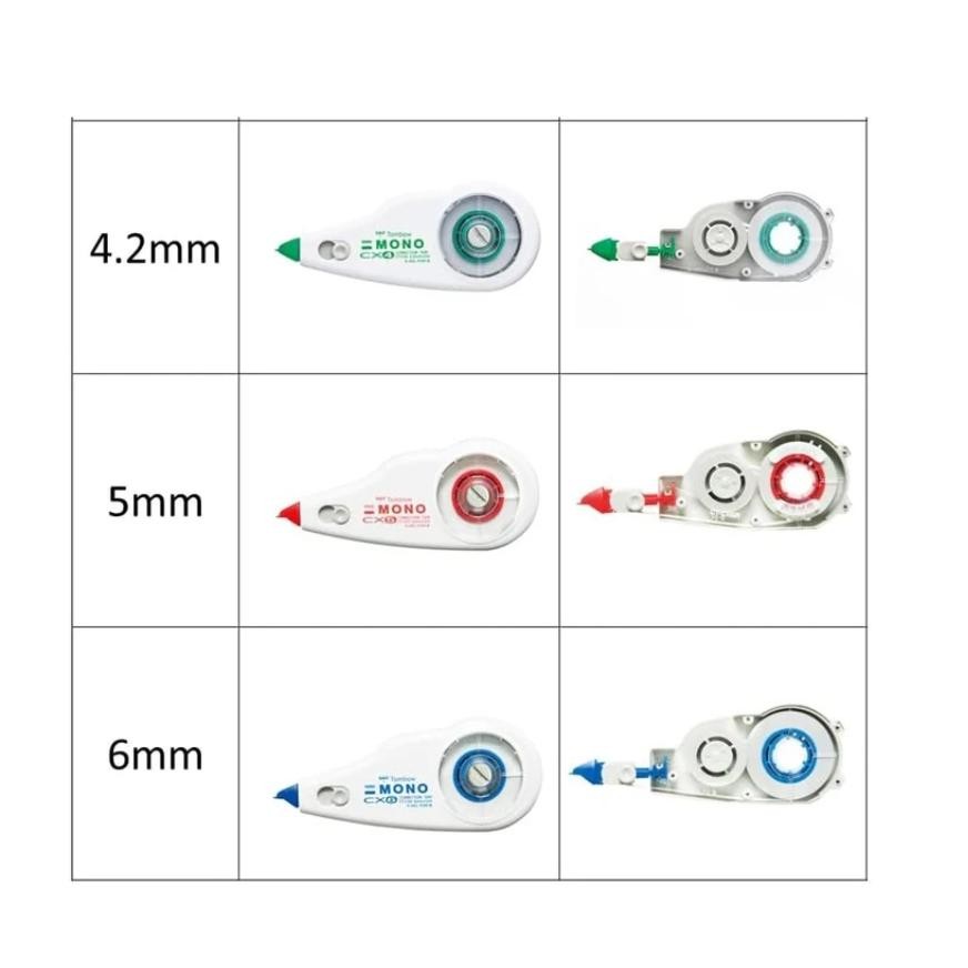 

RB Tombow Correction Tape Mono CX 4.2mm / 5mm / 6mm x 12m w/Refill - Tipex Pita Kertas