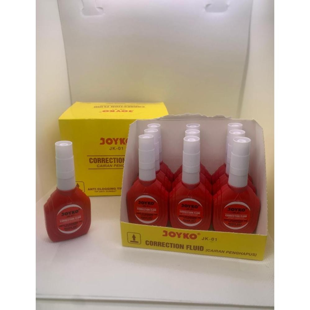 

RB Tipe X Joyko Correction Fluid JK-01 1 Pack (12 Pcs)