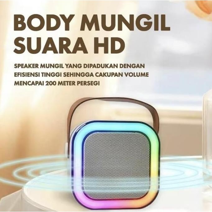 Paket Bluetooth Speaker Mini Portable Speaker Dengan Mlc Bass Penuh Nirkabel, Lucu, Portabel, Untuk 