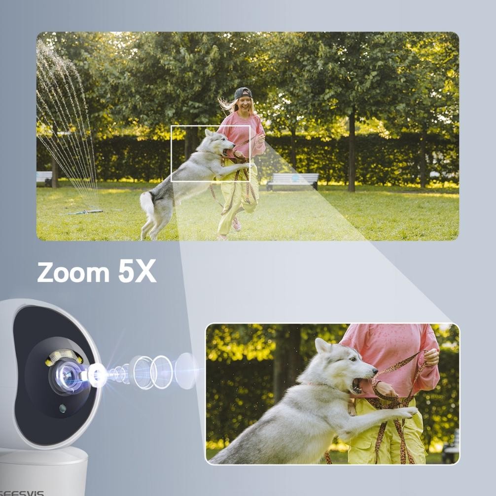 HJK (Services & Non-Sales) 100% Original Guaranteed CCTV Indoor Wifi 5MP Kamera Wireless Wifi 360 PT