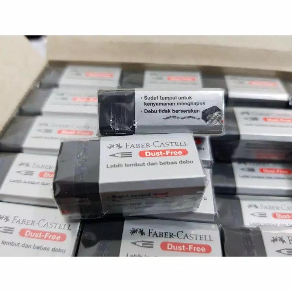 

RB Penghapus Faber Castell Hitam Kecil / Eraser Small Black Faber Castell (1 Pack Isi 40 pcs)