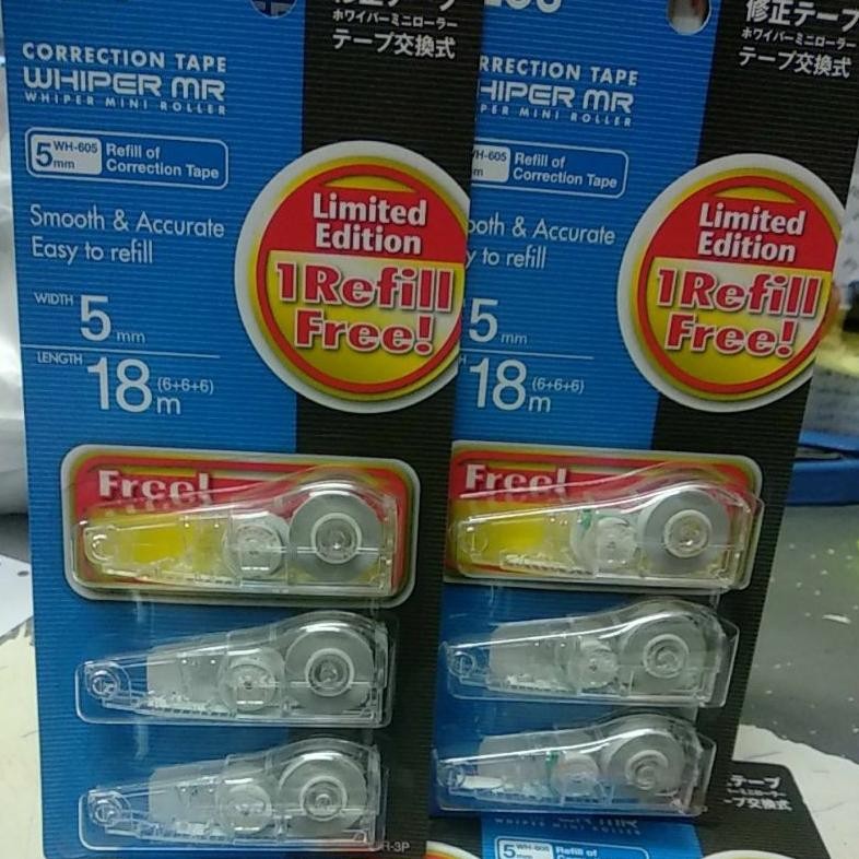 

RB Refill Correction tape PLUS WH 605R /Refill tippex 2+1