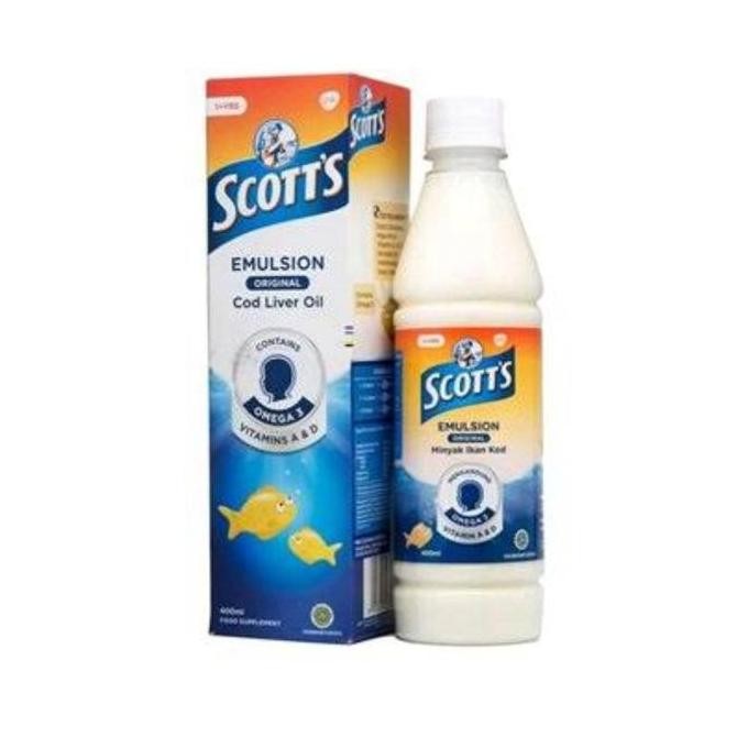 

Terlaris Scott'S Emulsion 400 Minyak Ikan Cod Original Vitamin A D Kalsium Asli