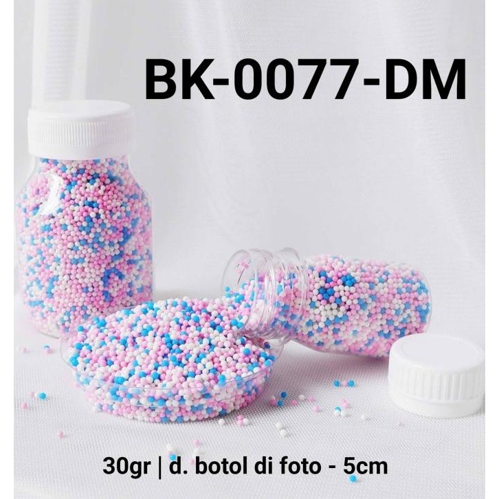 

monggo] BK-0077-DM Sprinkles sprinkle sprinkel 30 gram mutiara warna warni