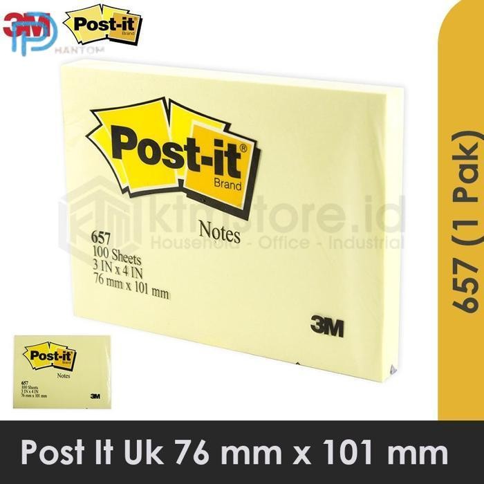 

BARU POST IT BESAR 3M WARNA MEMO STICK 657 KUNING