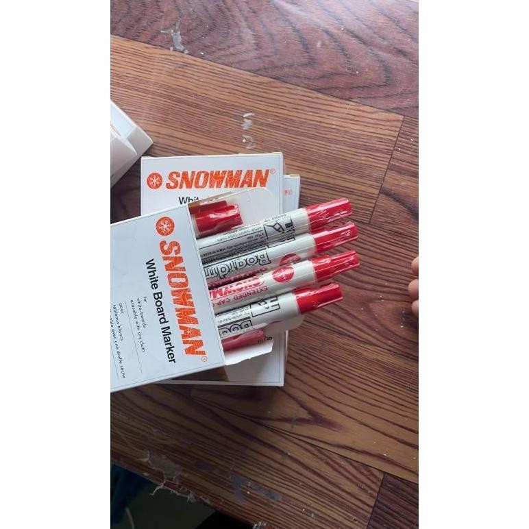 

RB Spidol Snowman White board BG12 isi 12 pcs