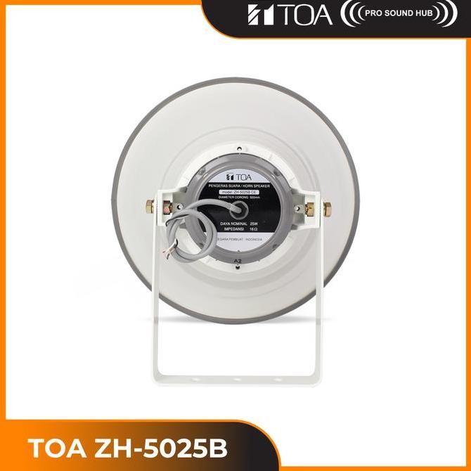 Toa Zh-5025B Zh5025 Zh5025B Speaker Horn Corong 25 Watt Low Impedance New Stok