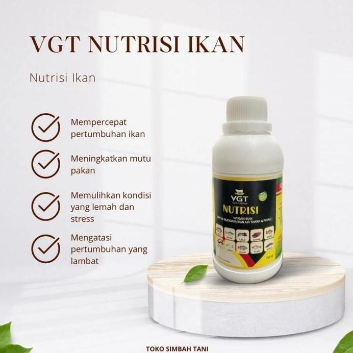 Terlaris Termurah  Vgt Vitamin Nutrisi Ikan Ternak Pertumbuhan Ikan