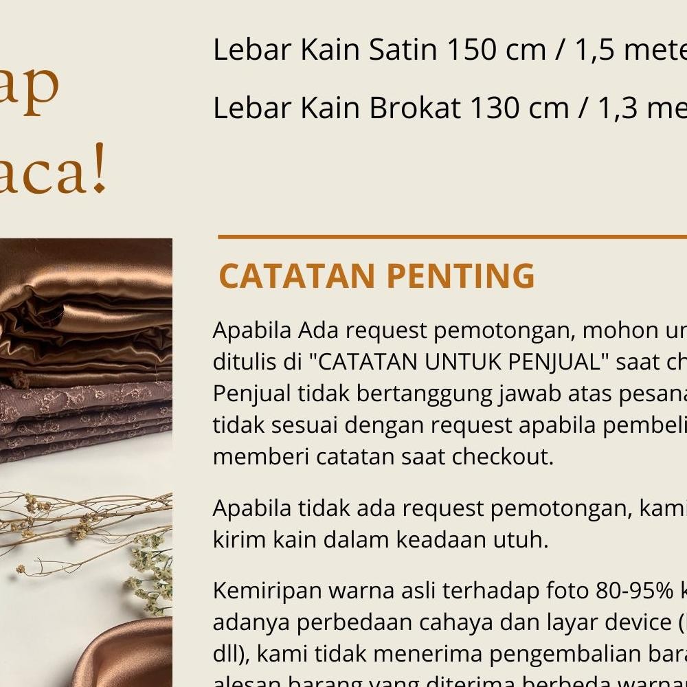 SY Paket Kain BRIDESMAID // Lamaran // Seragaman Keluarga // Wisuda Lengkap Satin Kebaya Brokat Warn