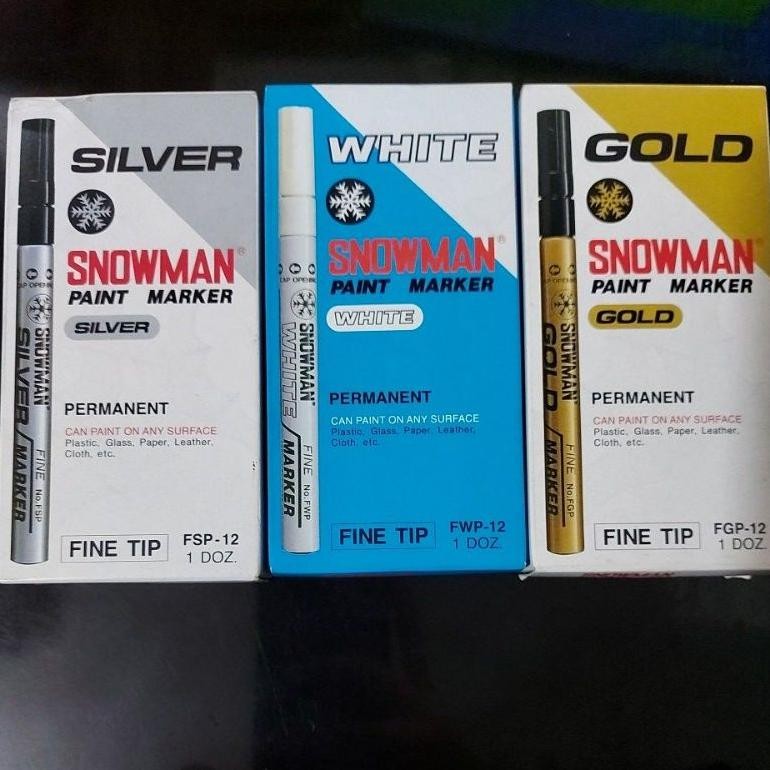 

RB Spidol Paint Marker FSP-12 Snowman ( Tertera Harga 3Pcs)