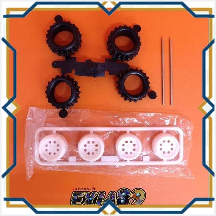 [exi] dd vc model racing mini 4wd - medium wheel classic & super gripper tire