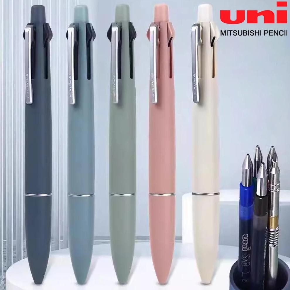 

Japan Uni Jetstream Multifunctional Pen Msxe5-Ls-05 New Ink Gel Pen 4+1 Mechanical Pencil Cute Stationery