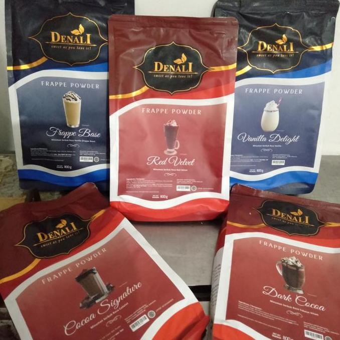 

paling diminati] DENALI FRAPPE POWDER RED VELVET/ DARK COCOA/COCOA SIGNATURE/VANILLA
