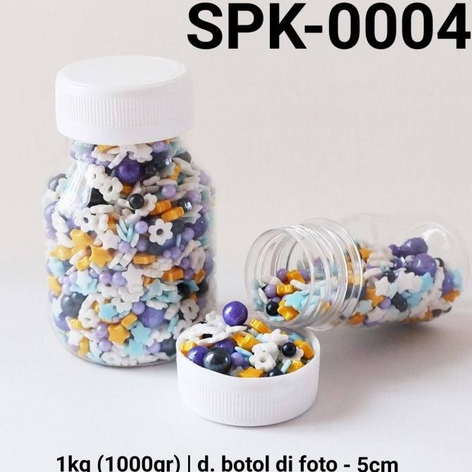 

yang dicari@@@@] SPK-0004 Sprinkles sprinkle sprinkel 1kg 1 kg bintang bunga mutiara