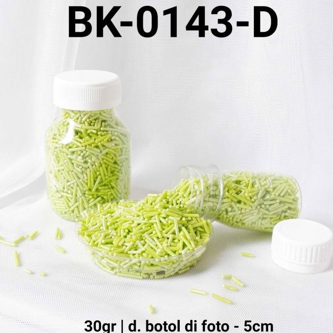 

Buruan beli] BK-0143-D Sprinkles sprinkle sprinkel 30gr 30 gram meses hijau pupus
