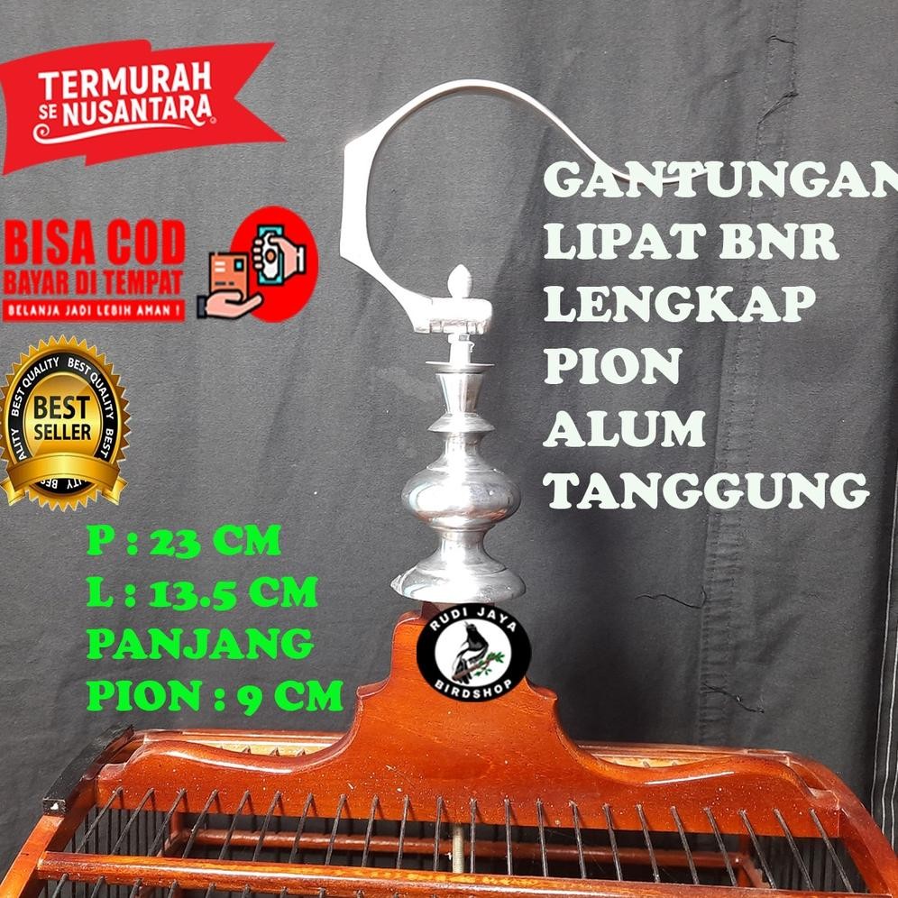 Tre-57 Zx41 Gantungan Lipat Bnr Lengkap Pion Aluminium Rajawali Untuk Cantolan Sangkar Burung Kotak 