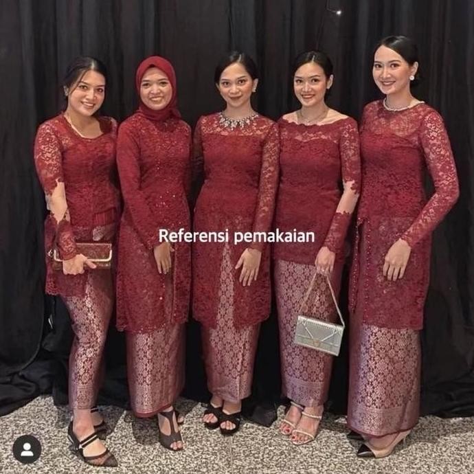 || POLARBEAR / Rok songket // rok lilit songket siap pakai // rok bridesmaid // bawahan kebaya // Ka