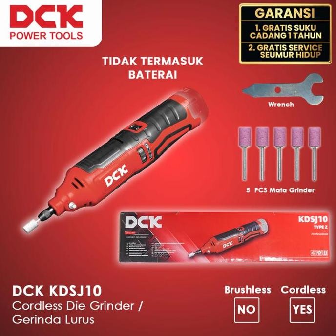 ((((()paling dicari] Mini Gerinda Bor Tuner Baterai - DCK KDSJ10 Cordless Die Grinder KDJZ 14 10