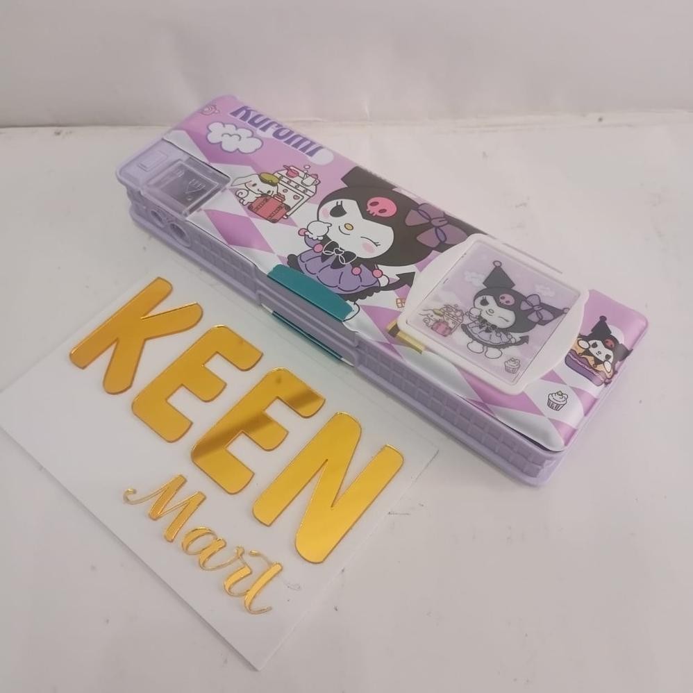 

Fb-4 Kotak Pensil Ada Kalkulator/Pencil Case Kalkulator/Tempat Pensil Magnet Kalkulator